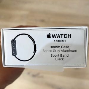 Apple Watch Series 1 - 38mm Space Gray Aluminum
